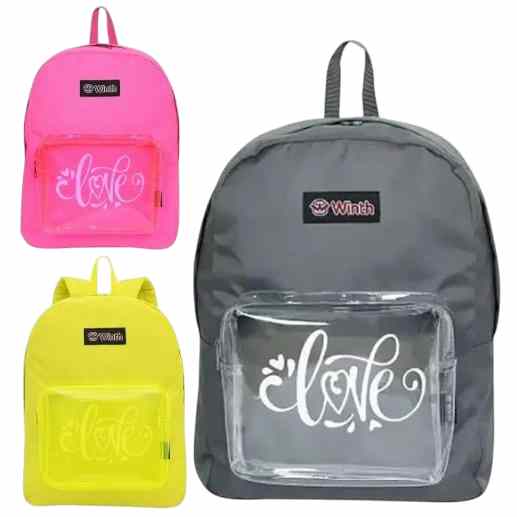 MOCHILA WINTH PLASTICO 